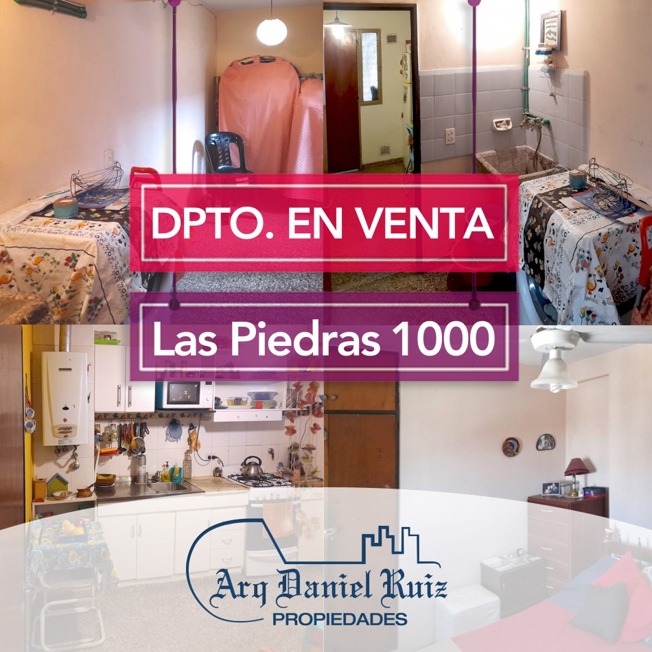 AMPLIO DEPARTAMENTO EN VENTA en PIEDRAS AL 1000.