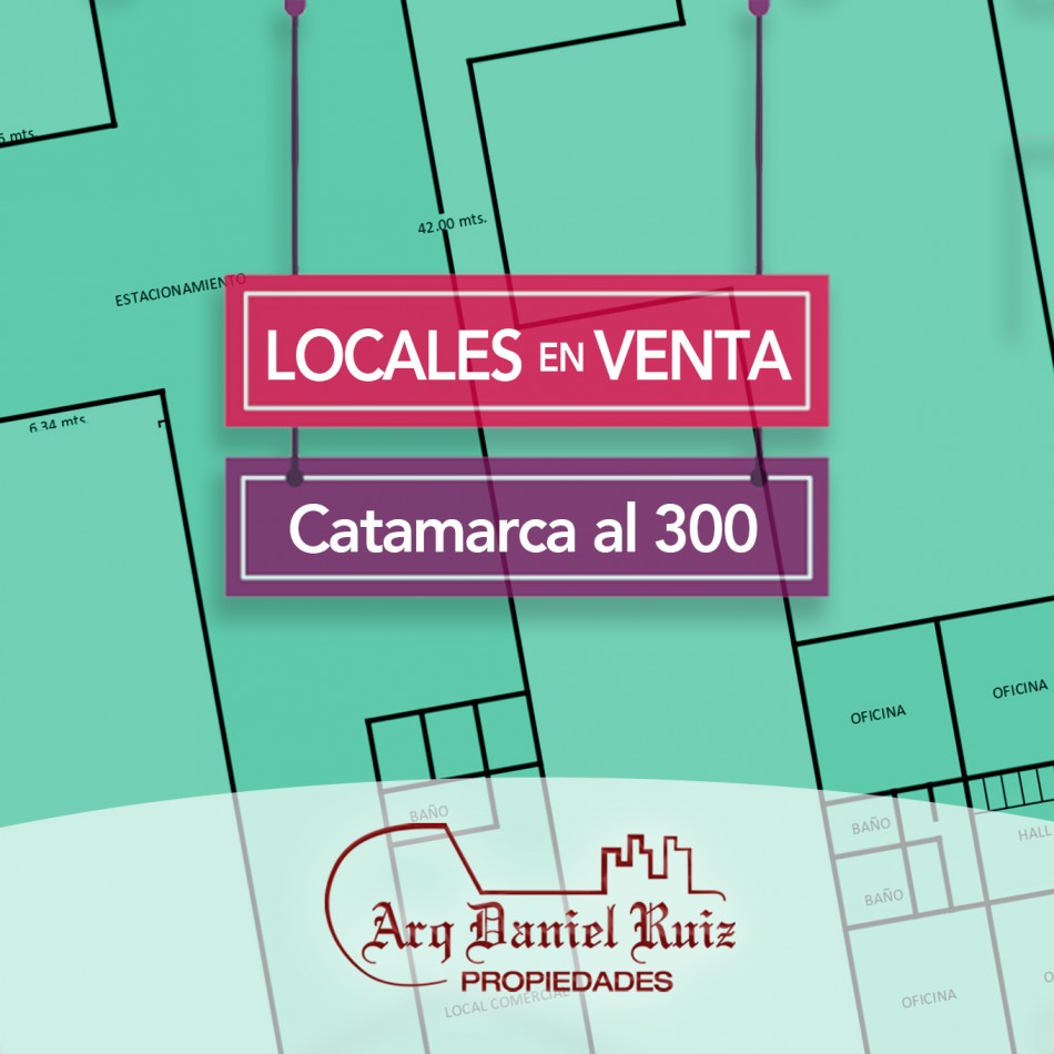 En Venta: 5 Oficinas en Catamarca 300