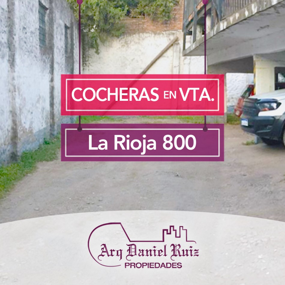 Cocheras en venta en La Rioja 800