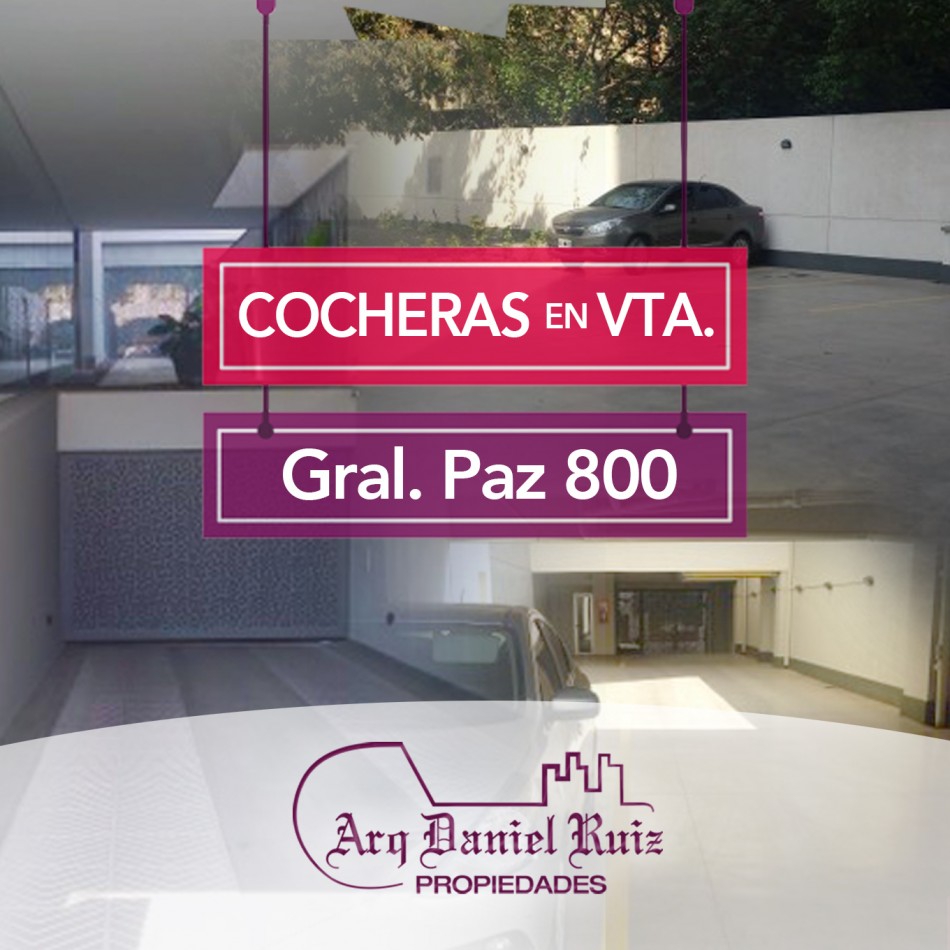 3 Cocheras en Venta en Zona Sur