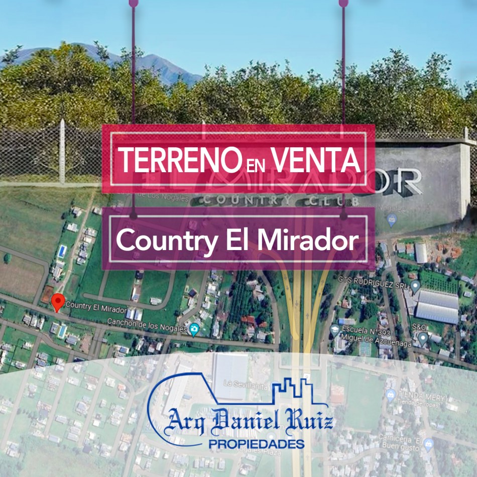 Terreno en venta en Country El Mirador