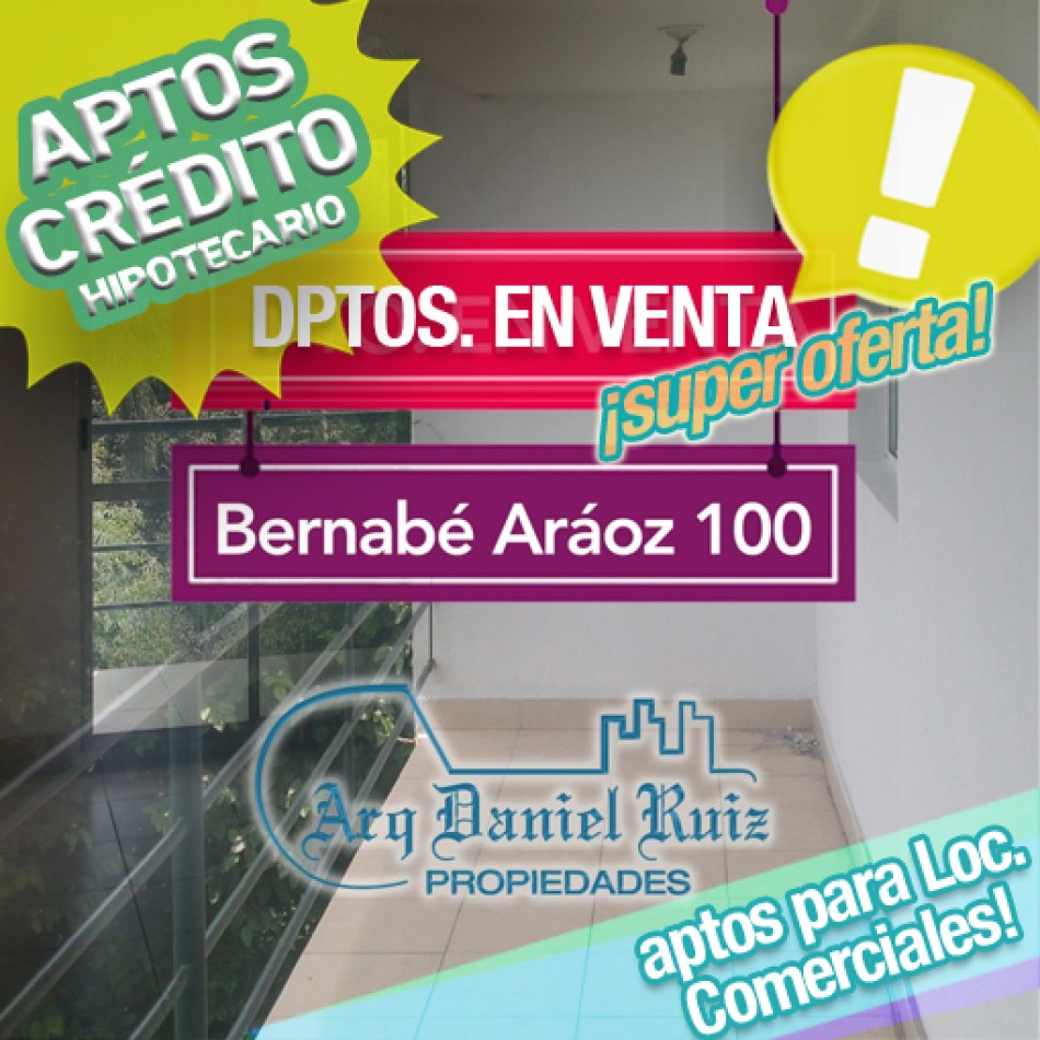 ¡Super Oferta! Dptos. en Venta en Bernabe Araoz al 100 ¡Consultar Unidades Disponibles!