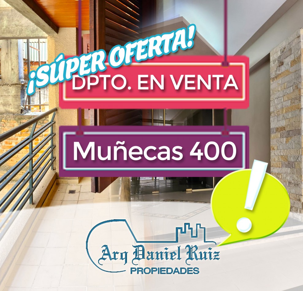 ¡Superoferta! Departamento en Venta en Barrio Norte ¡IMPERDIBLE!