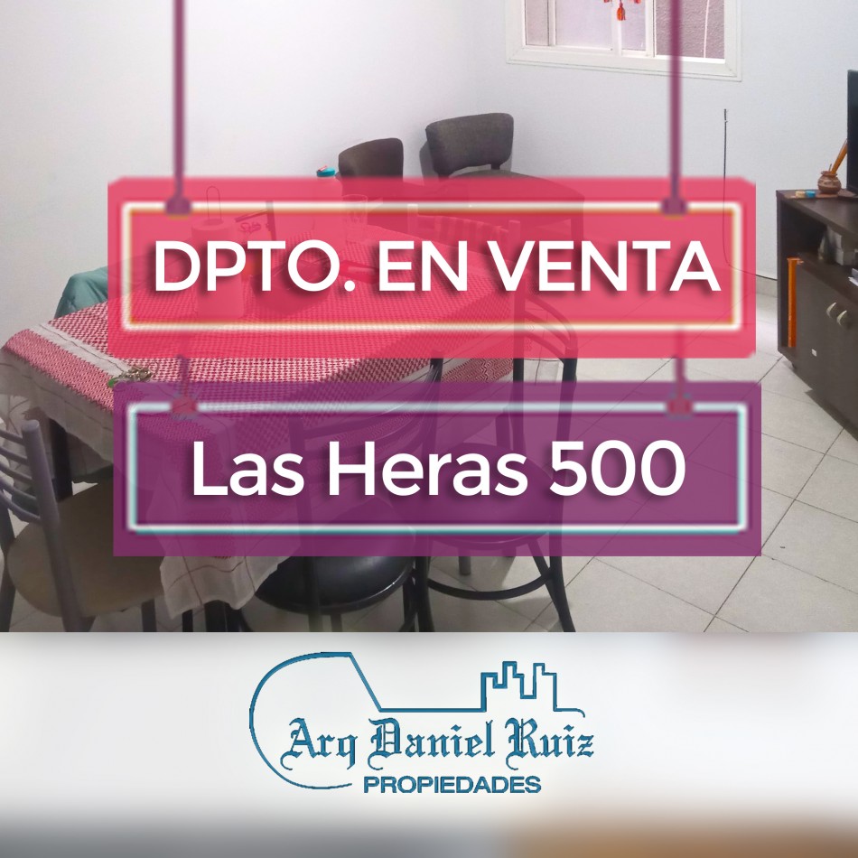 Dpto. en Venta en Las Heras 500