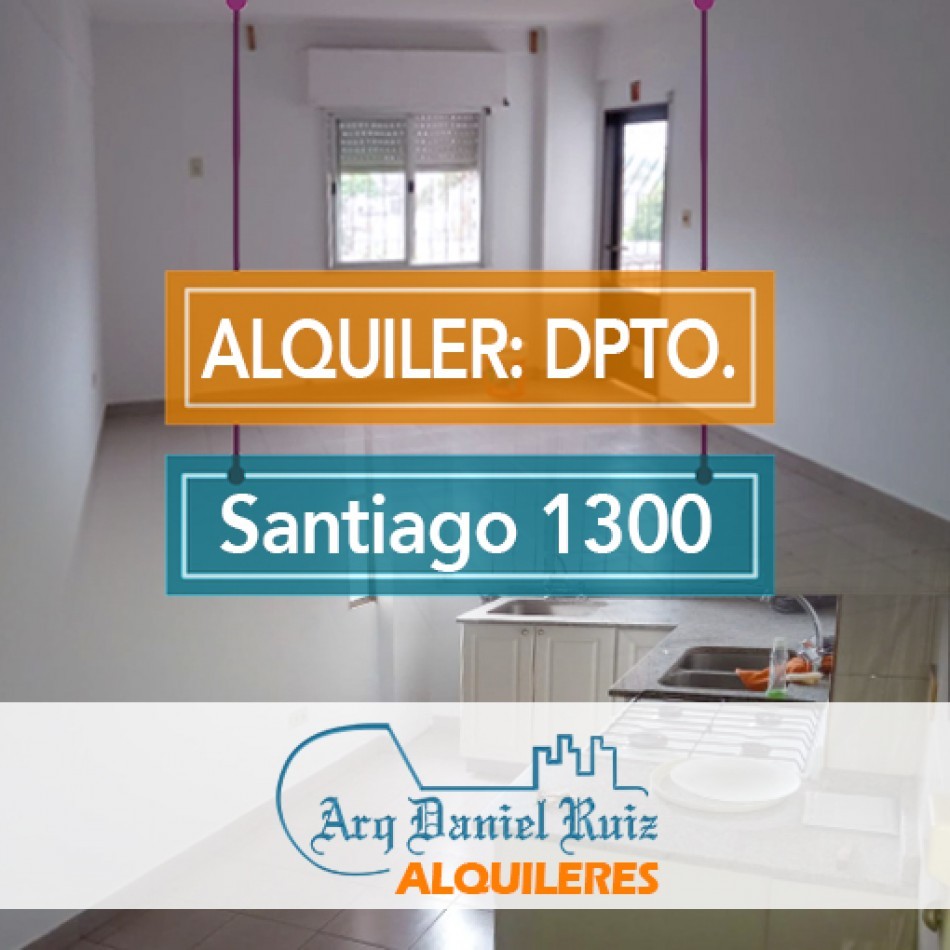 Dpto. en Alquiler en Santiago 1300 