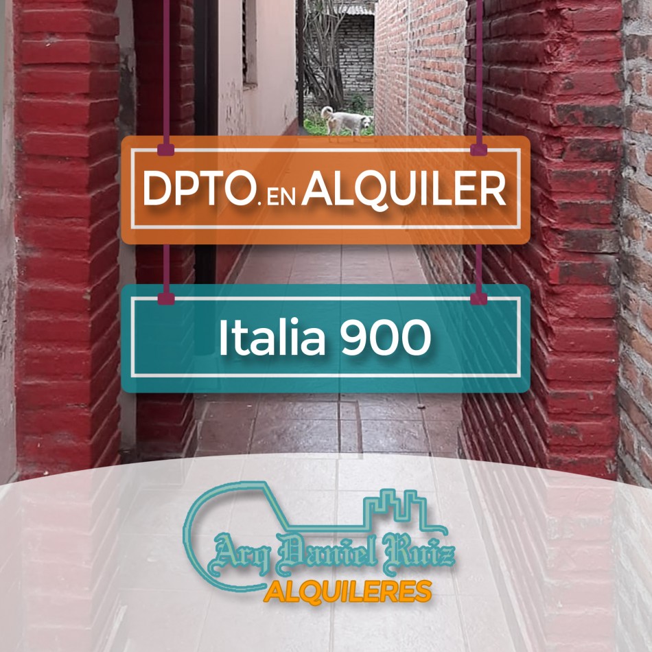 Departamento interno en Alquiler en Italia 900