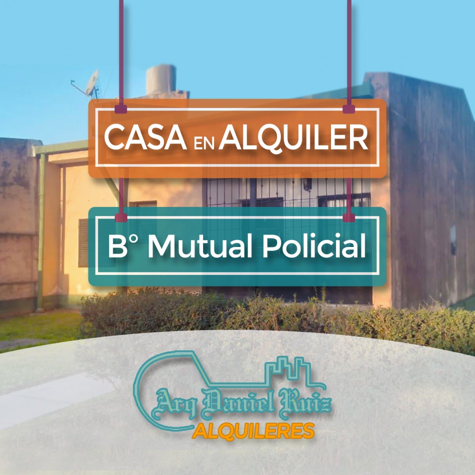 CASA EN ALQUILER EN BO MUTUAL POLICIAL Bo Mutual Policial 