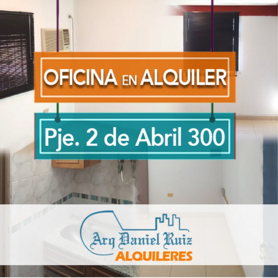 OFICINA EN ALQUILER EN PJE. 2 DE ABRIL 300