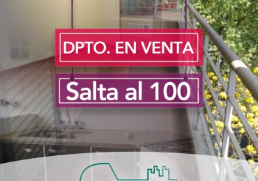 IMPERDIBLE DEPARTAMENTO EN VENTA 2 DORMITORIOS. Salta al 100.