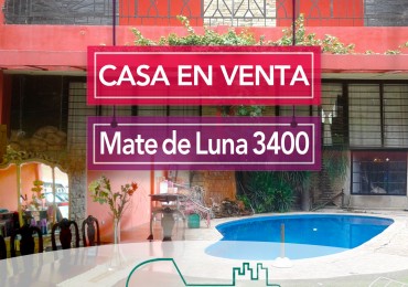 Increible Casa en Venta. Mate de Luna al 3400