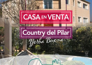 Casa en venta en Country del Pilar (Yerba Buena)