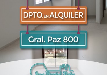 Dpto. en Alquiler en Gral. Paz 800